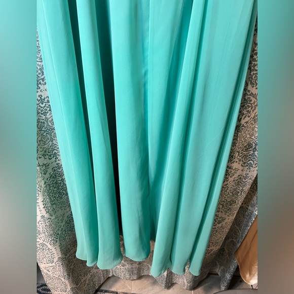 Azazie Formal Dress Gown in Spa Green - Picture 7 of 12